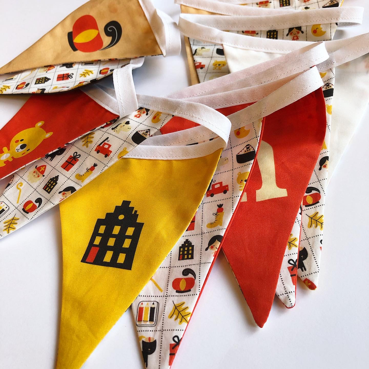 Sinterklaas vlaggenlijn - naaipakket
