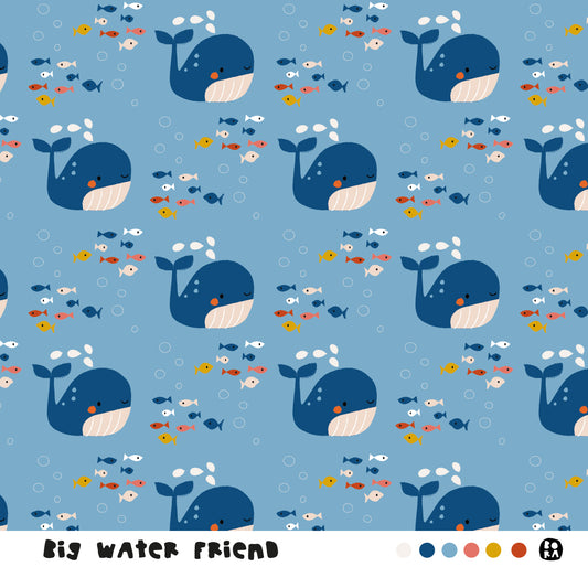 Stof Big water friends