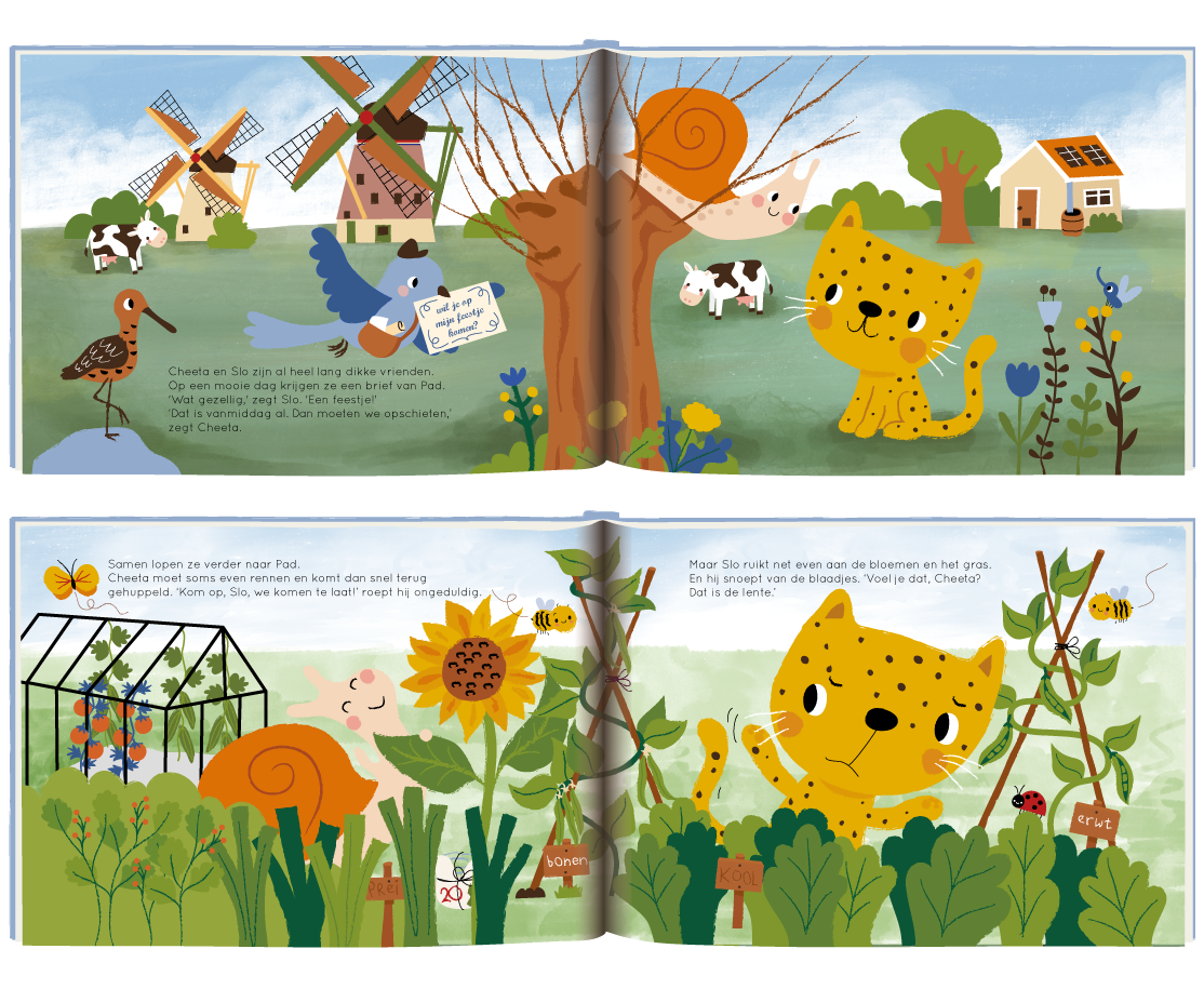 Cheeta en Slo - Prentenboek