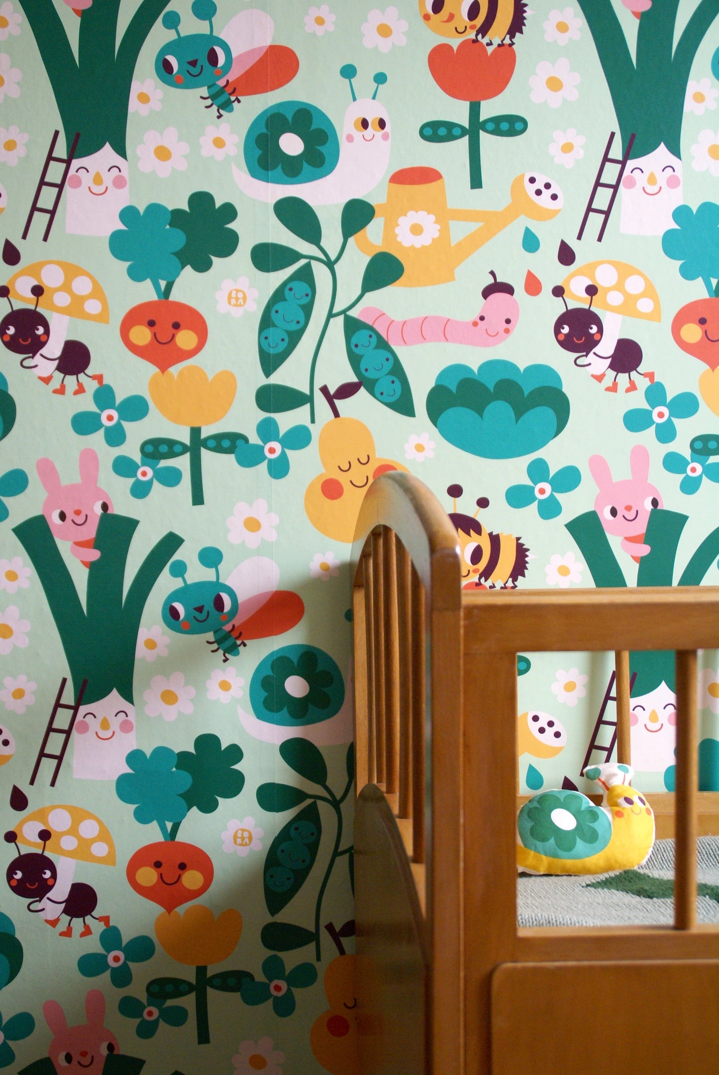 Behang Moestuin
