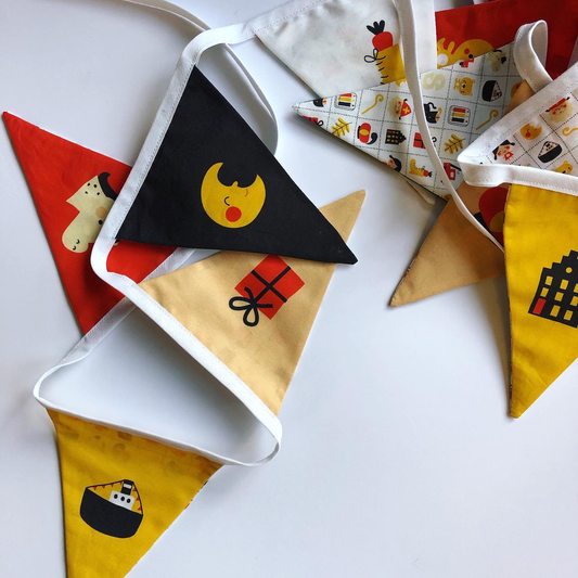 Sinterklaas vlaggenlijn - naaipakket
