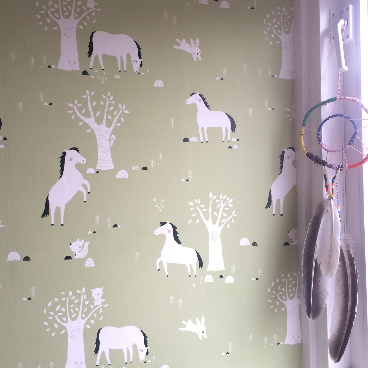 Behang Paarden