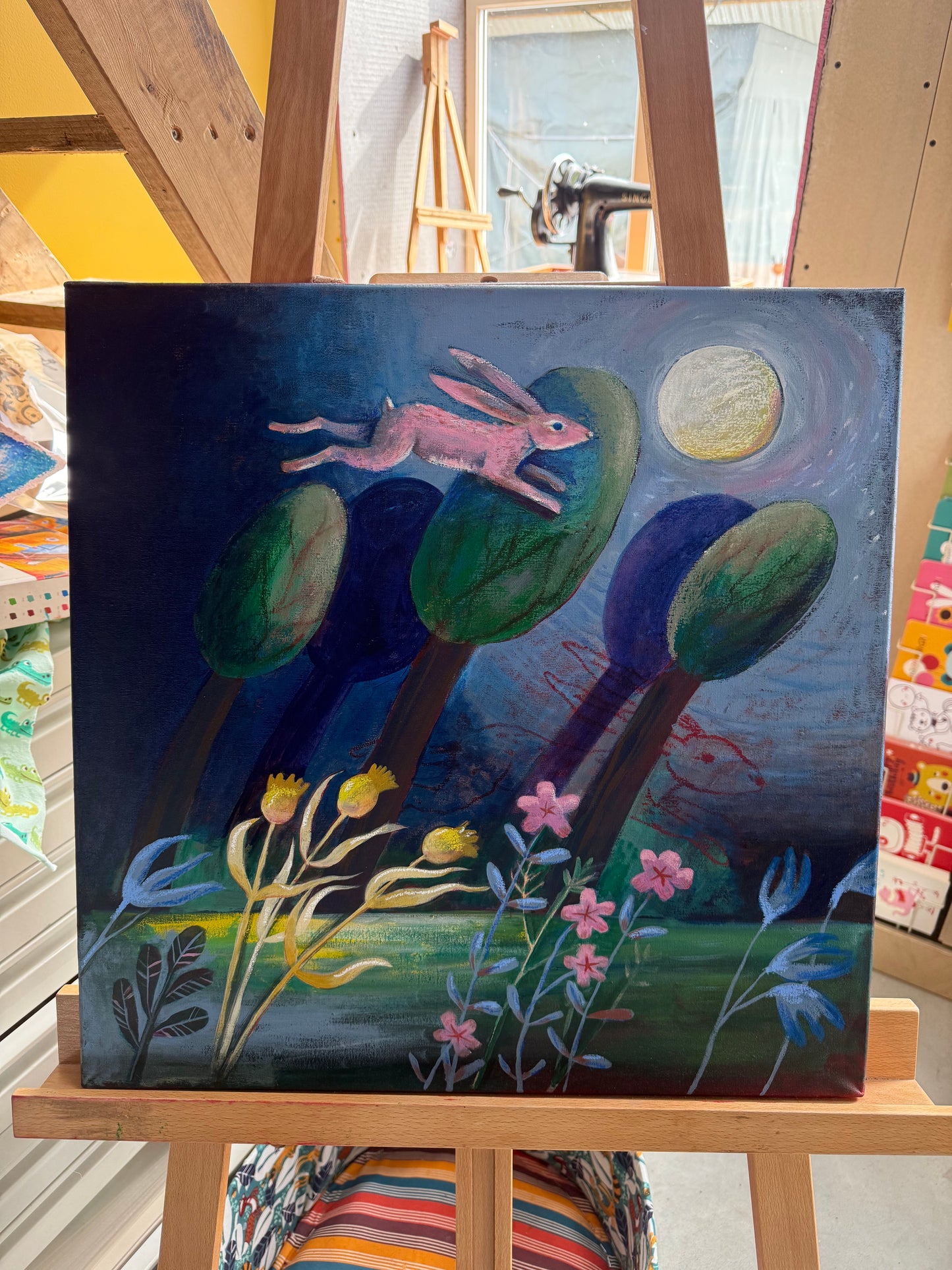The Hare and the Moon
