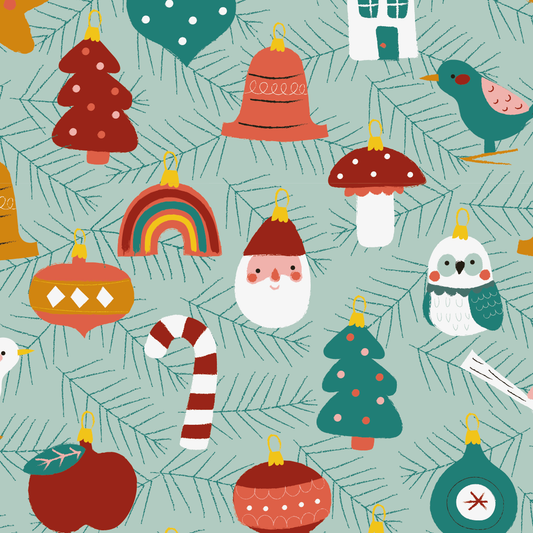 Stof Happy Holidays