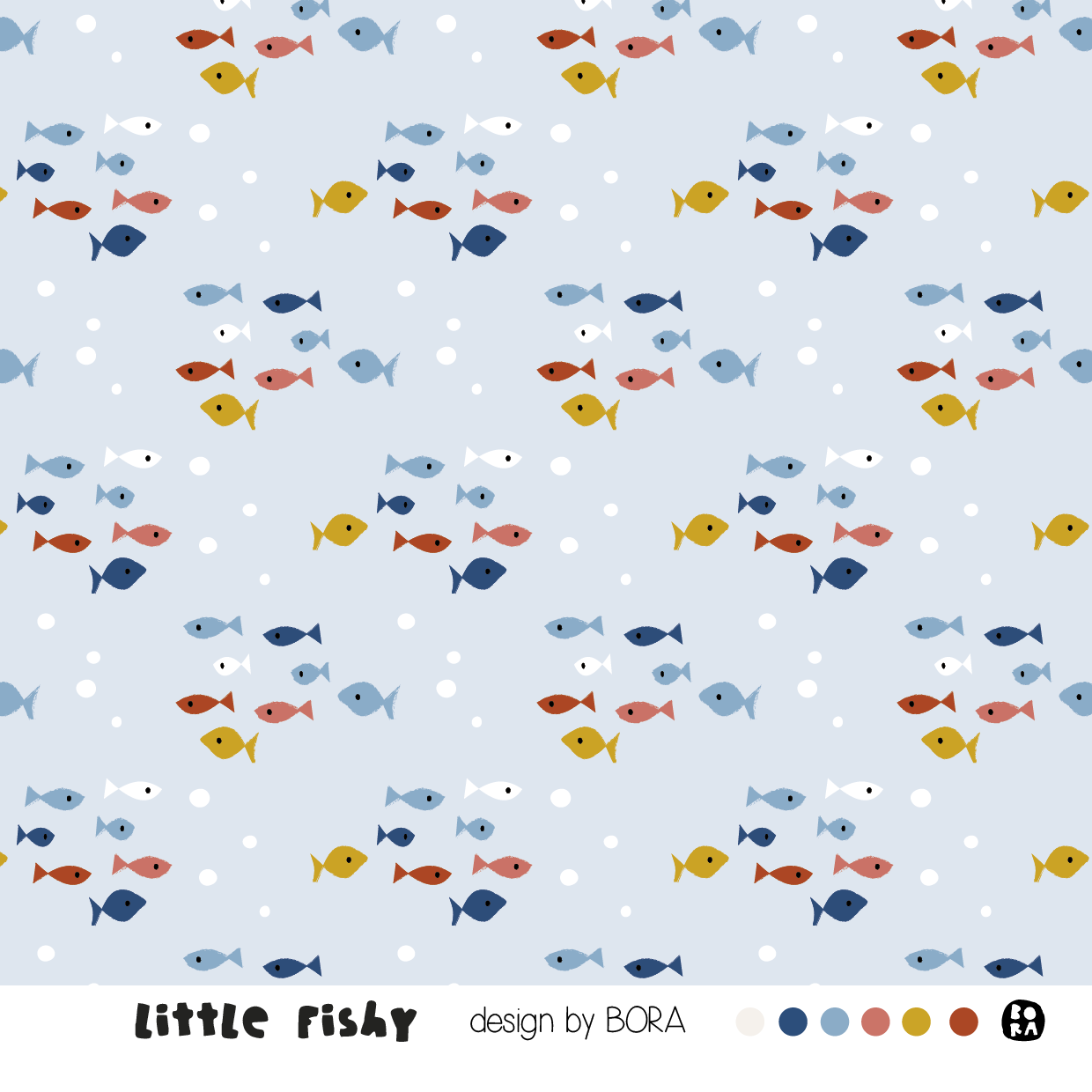 Stof Little Fish