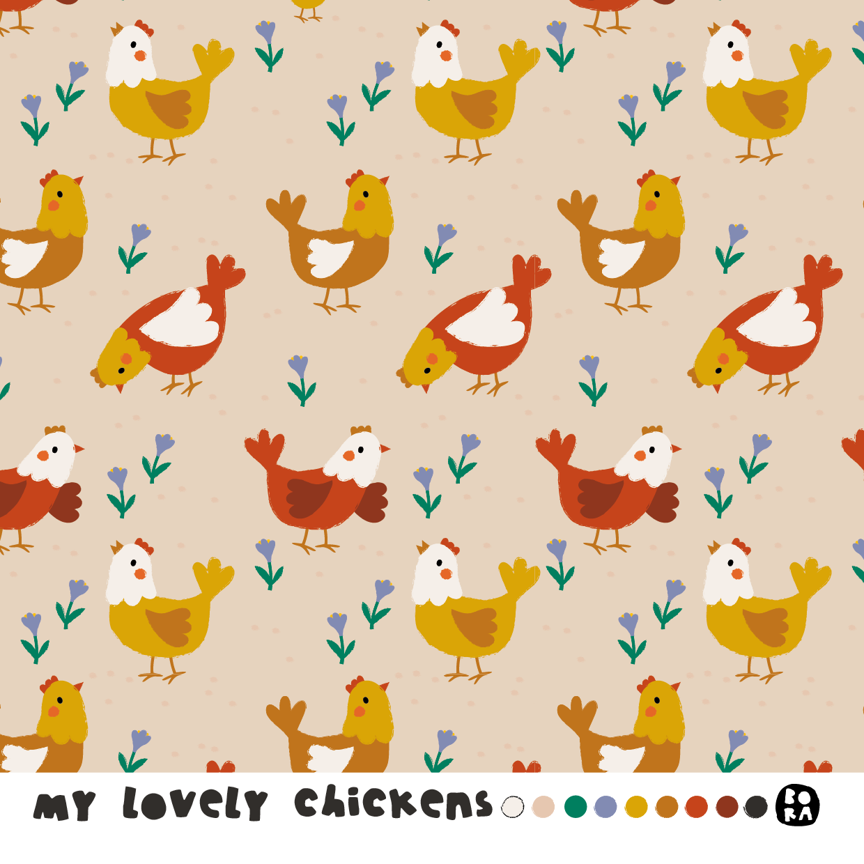 Stof My lovely chickens