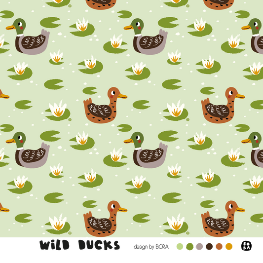 Stof Wild ducks