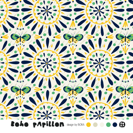 Stof Boho Papillon