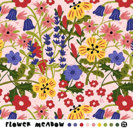 Stof Flower meadow