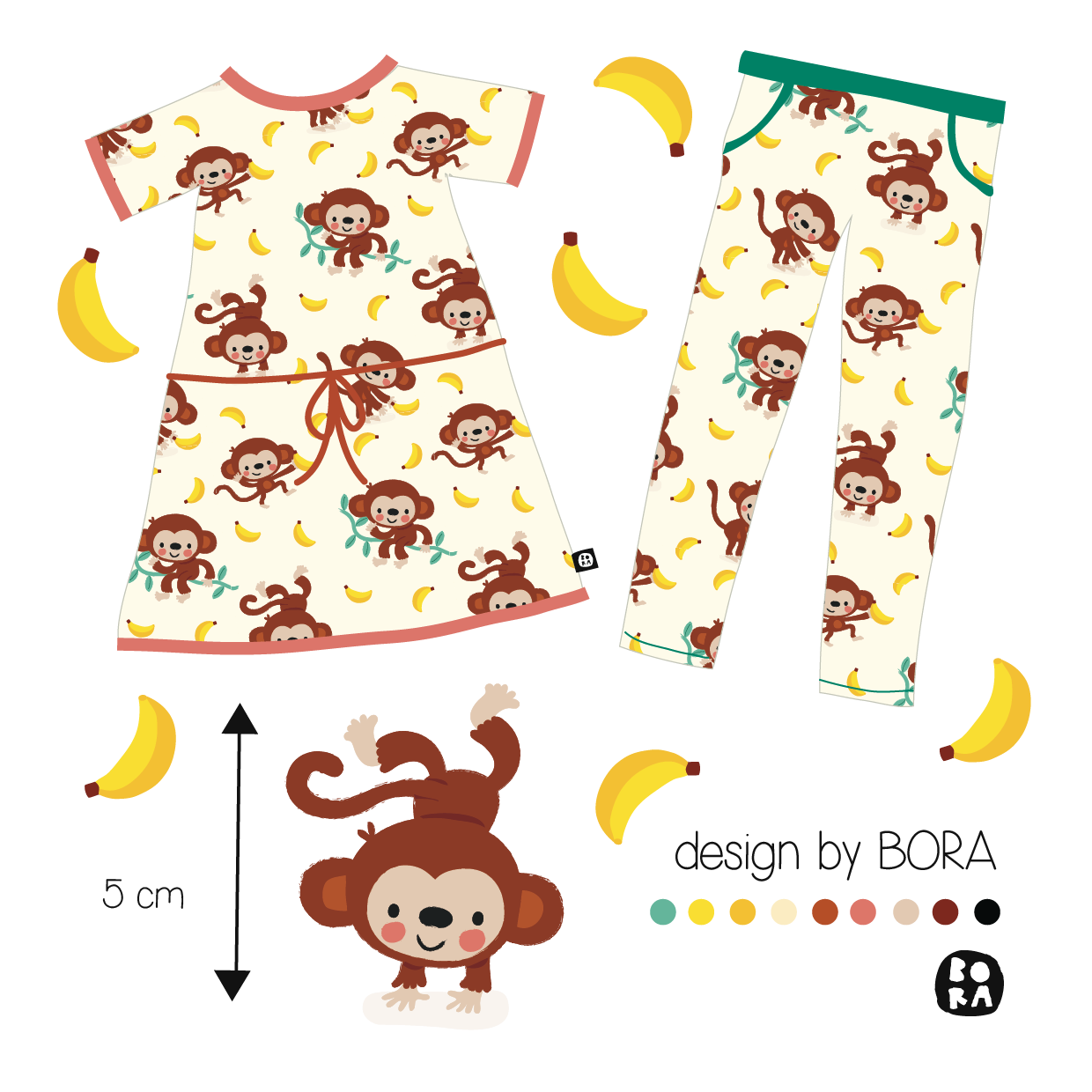 Stof Monkey love