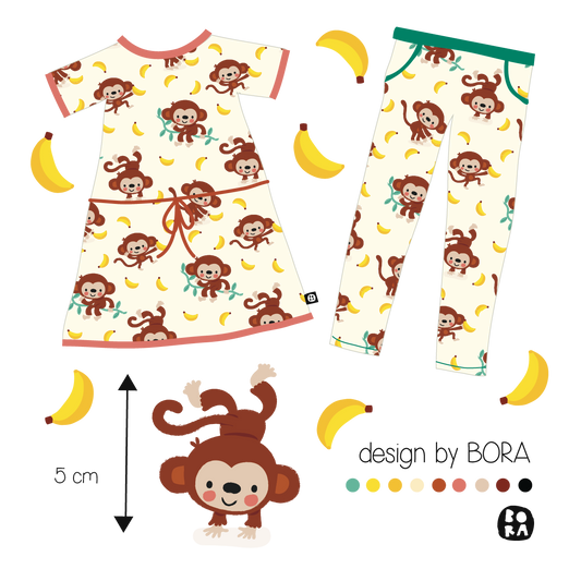 Stof Monkey love