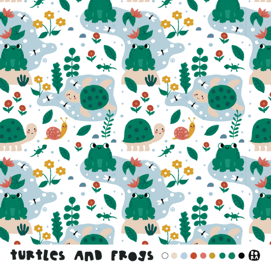Stof Turtles and Frogs