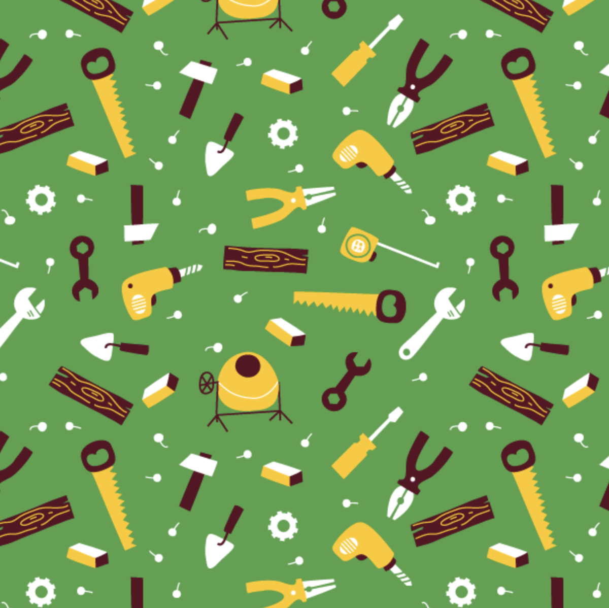 Stof tools groen