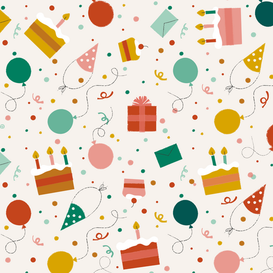 Stof Happy Birthday