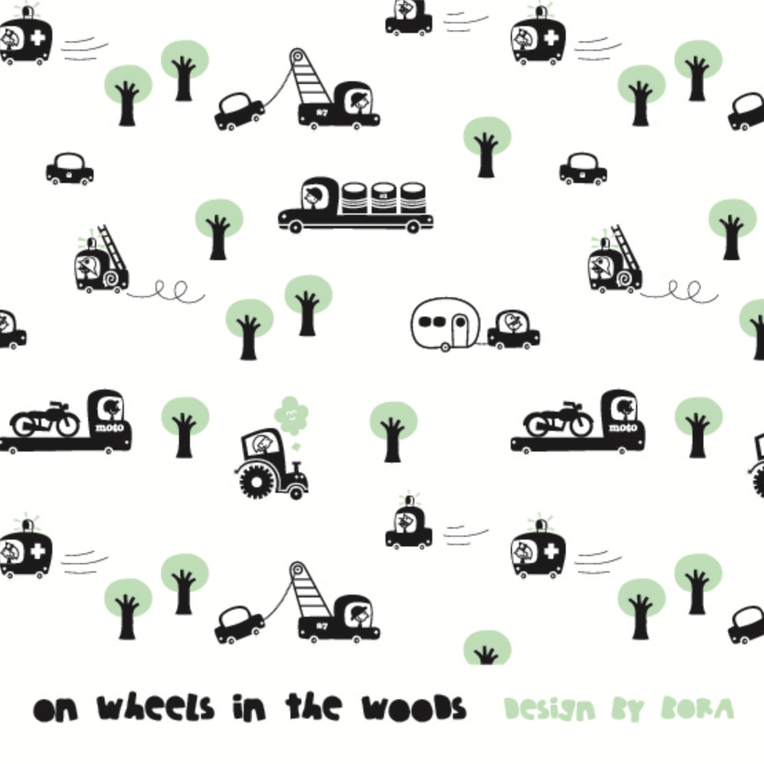 Stof On wheels in the woods