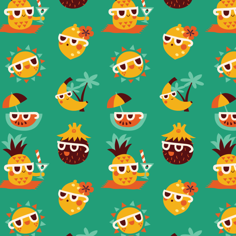 Stof Ananas