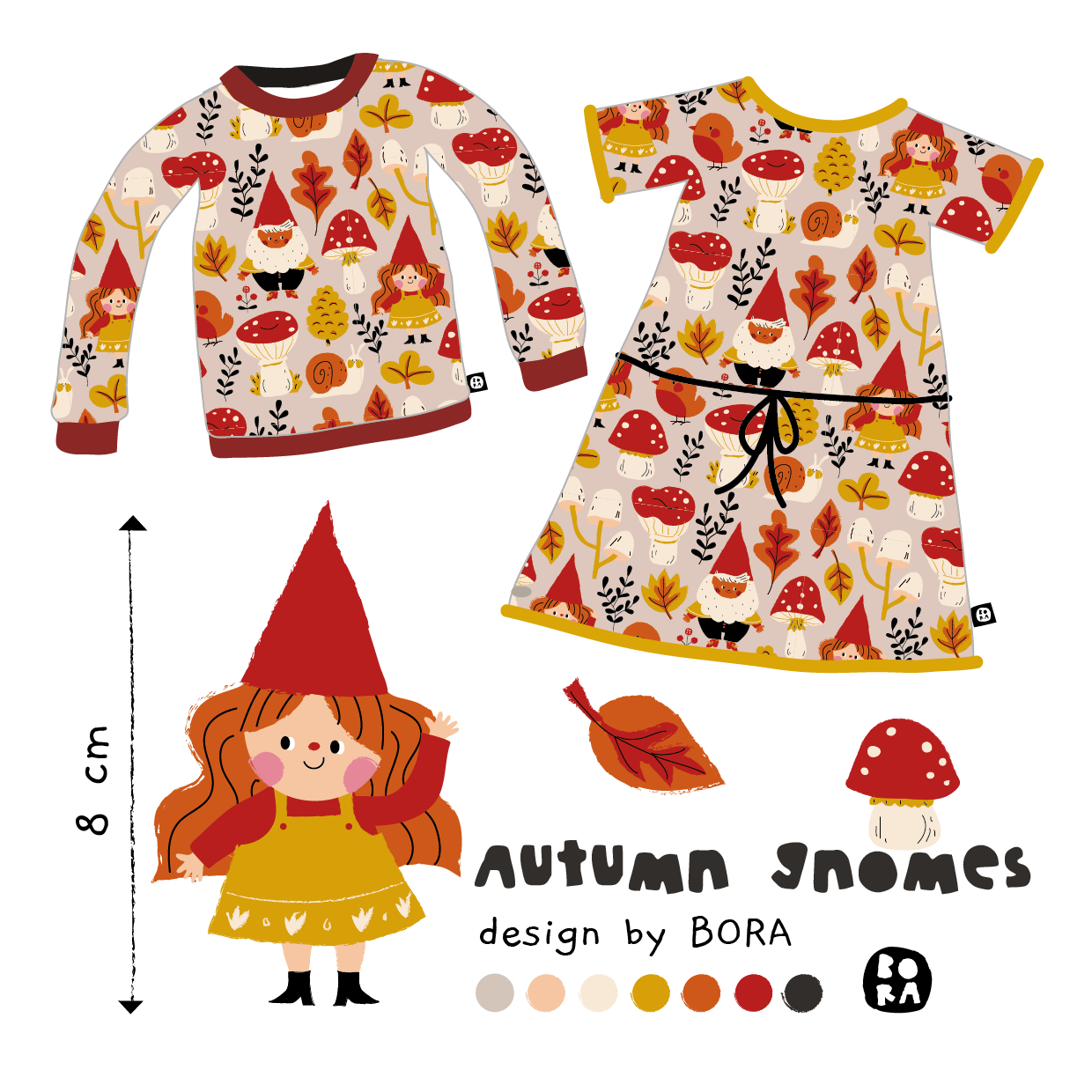 Stof Autumn Gnomes