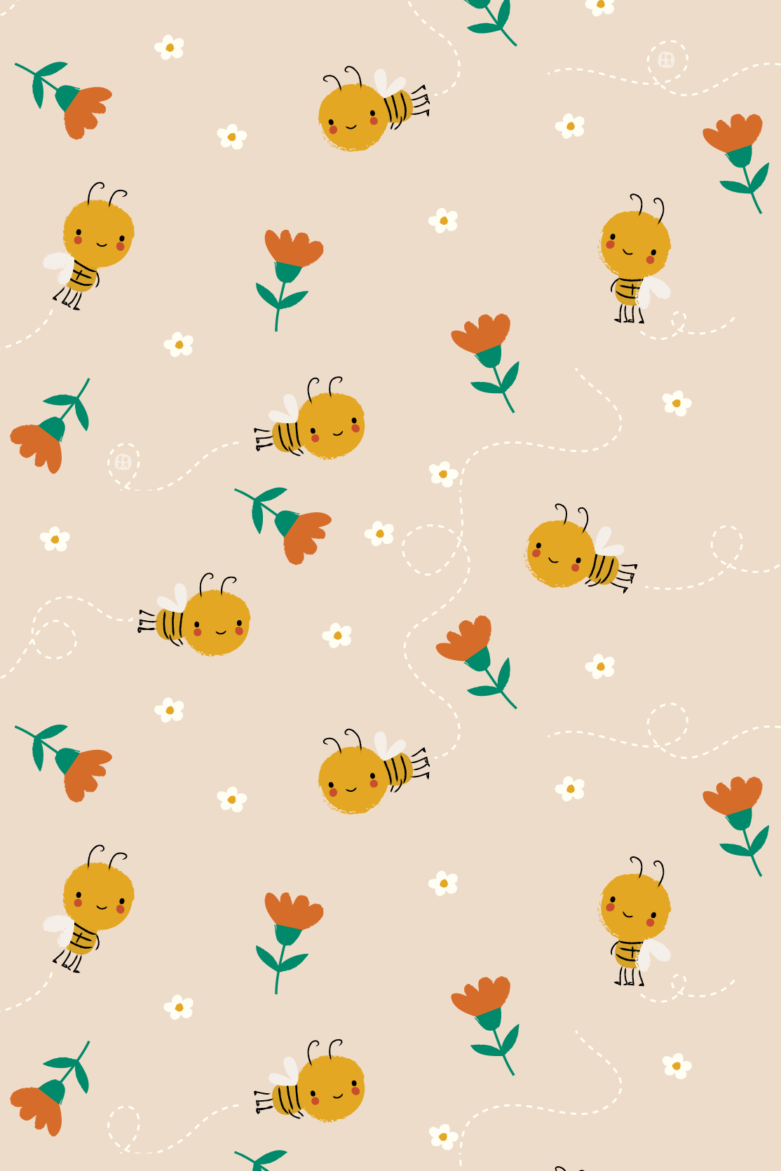 Behang Bees