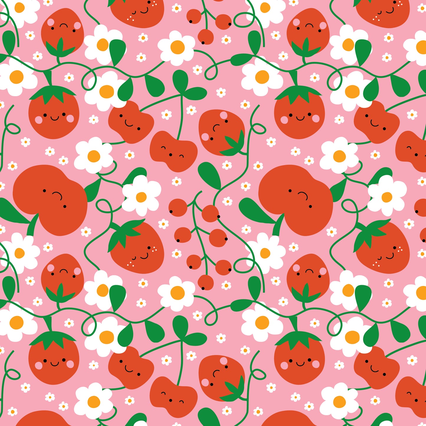 Stof Cute fruit