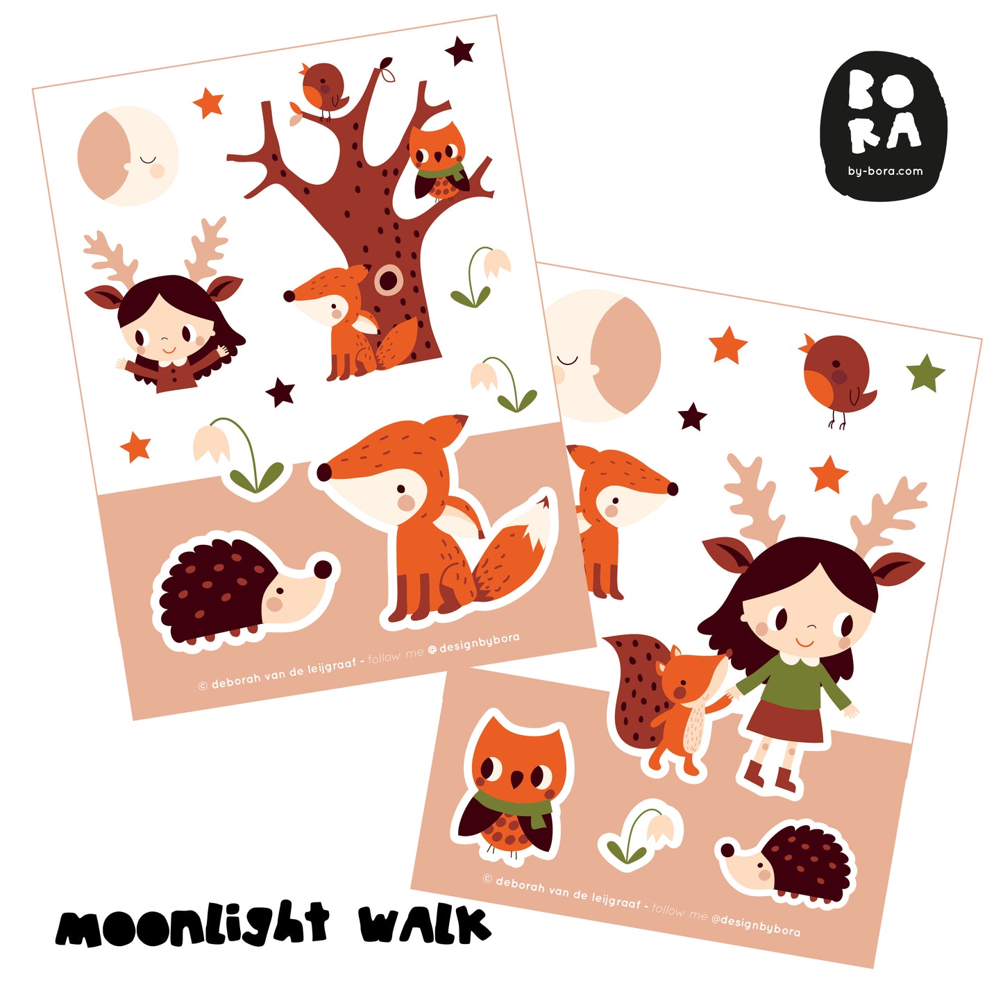 Stickers- Moonlight walk