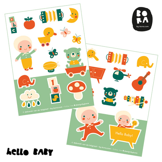Stickers- Hello Baby