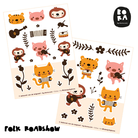 Stickers- Folk Roadshow
