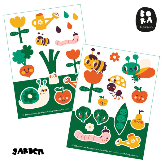 Stickers- Moestuin