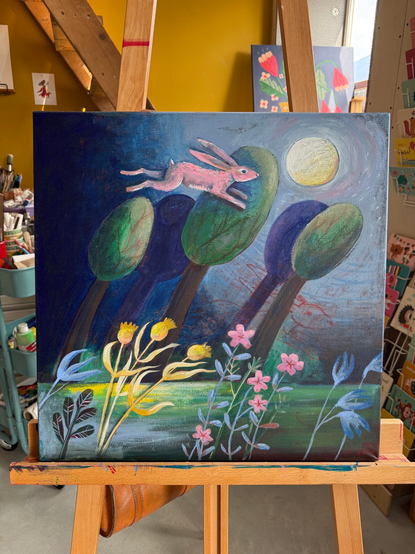The Hare and the Moon
