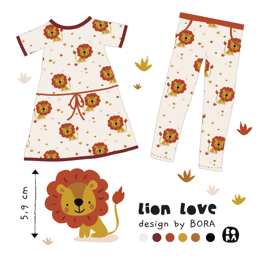 Stof Lion Love