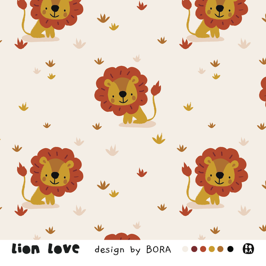 Stof Lion Love