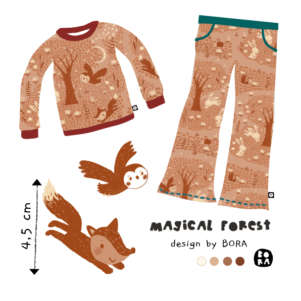 Stof Magical Forest