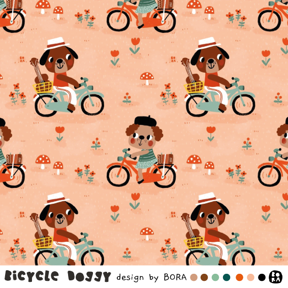 Stof bicycle doggy