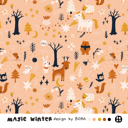Stof Magic Winter