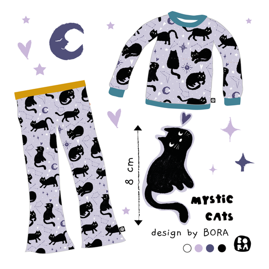 Stof Mystic Cats