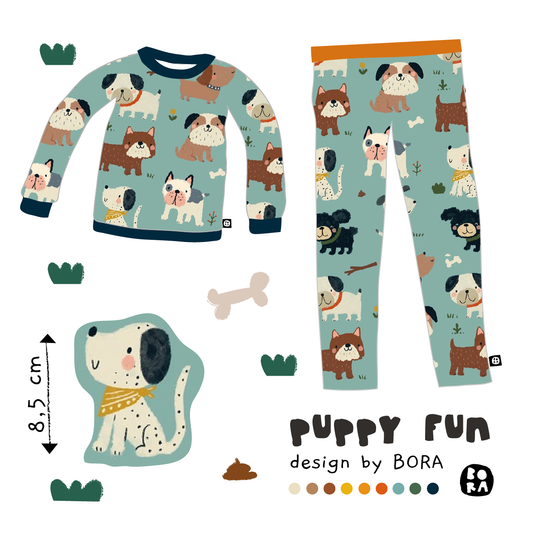 Stof Puppy fun