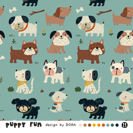 Stof Puppy fun