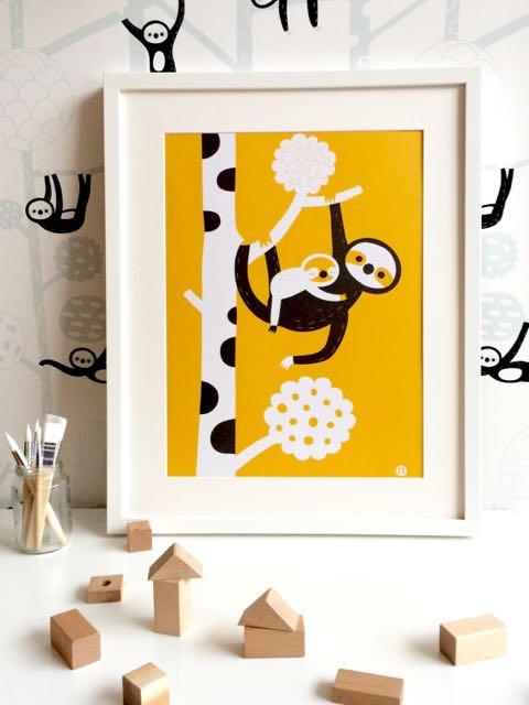 Poster Luiaard