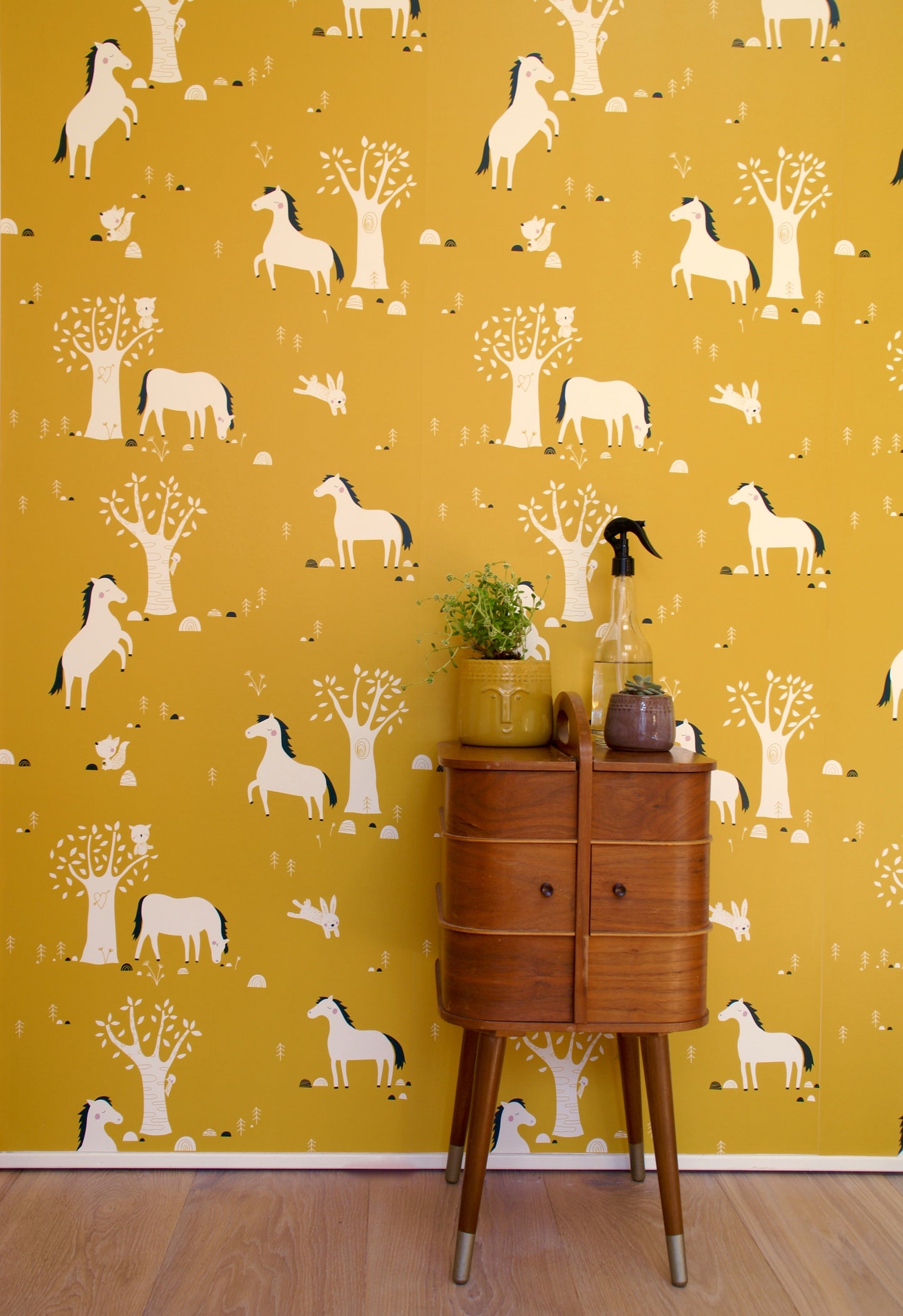 Behang Paarden