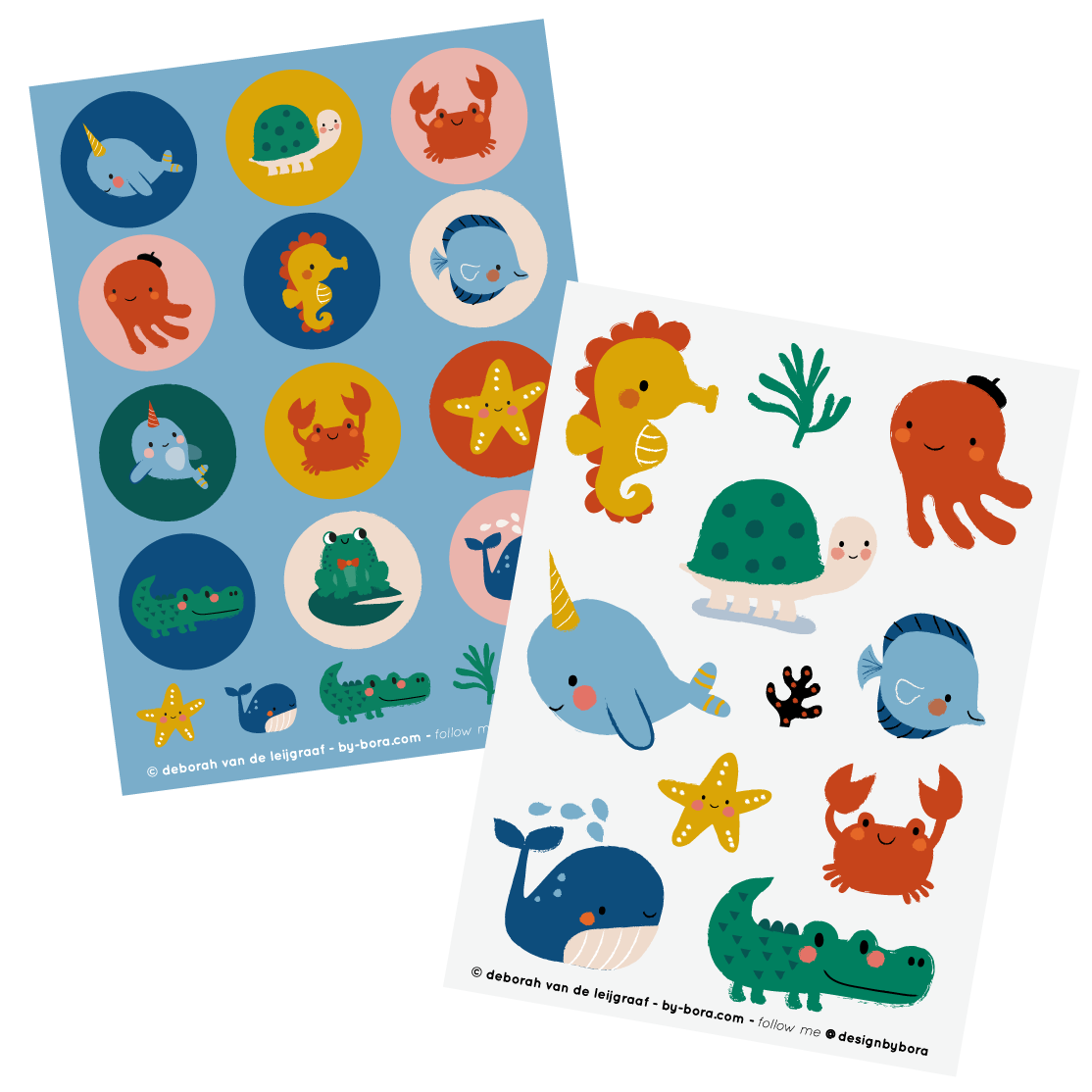 Stickers- Sea life