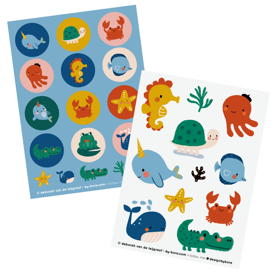 Stickers- Sea life
