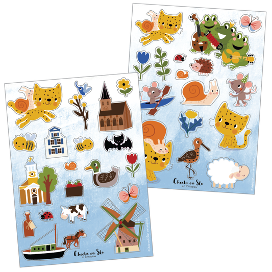 Stickers- Cheeta en Slo