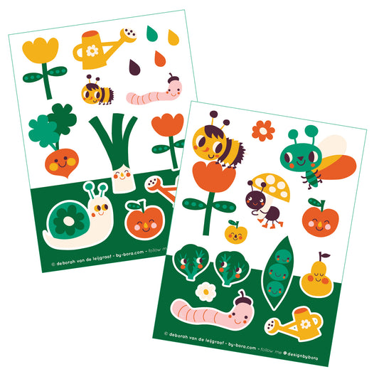 Stickers- Moestuin