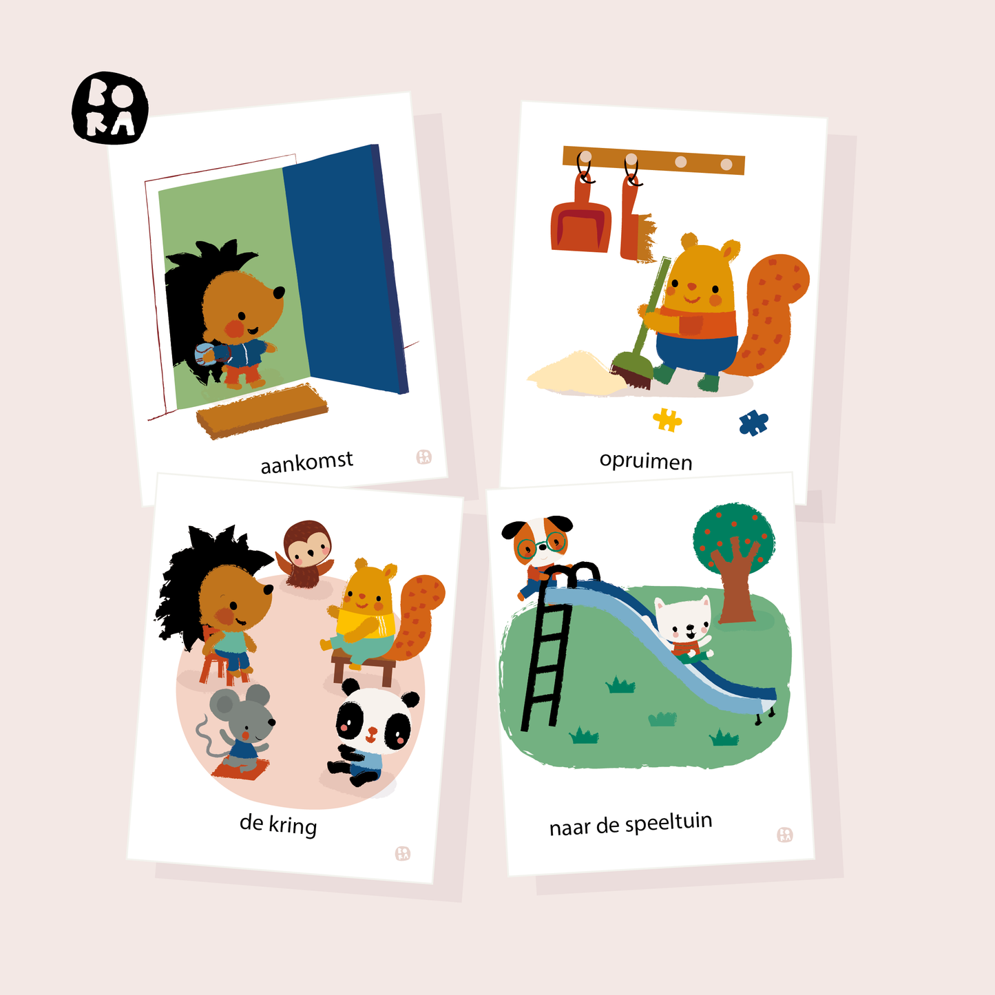 Dagritmekaarten voor de kleuterklas -Digitaal product PDF