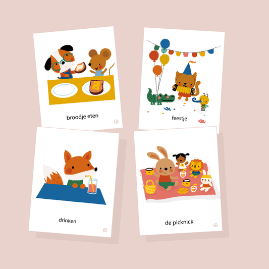 Dagritmekaarten - Eten en Gezelligheid - uitbreidingsset -Digitaal product PDF