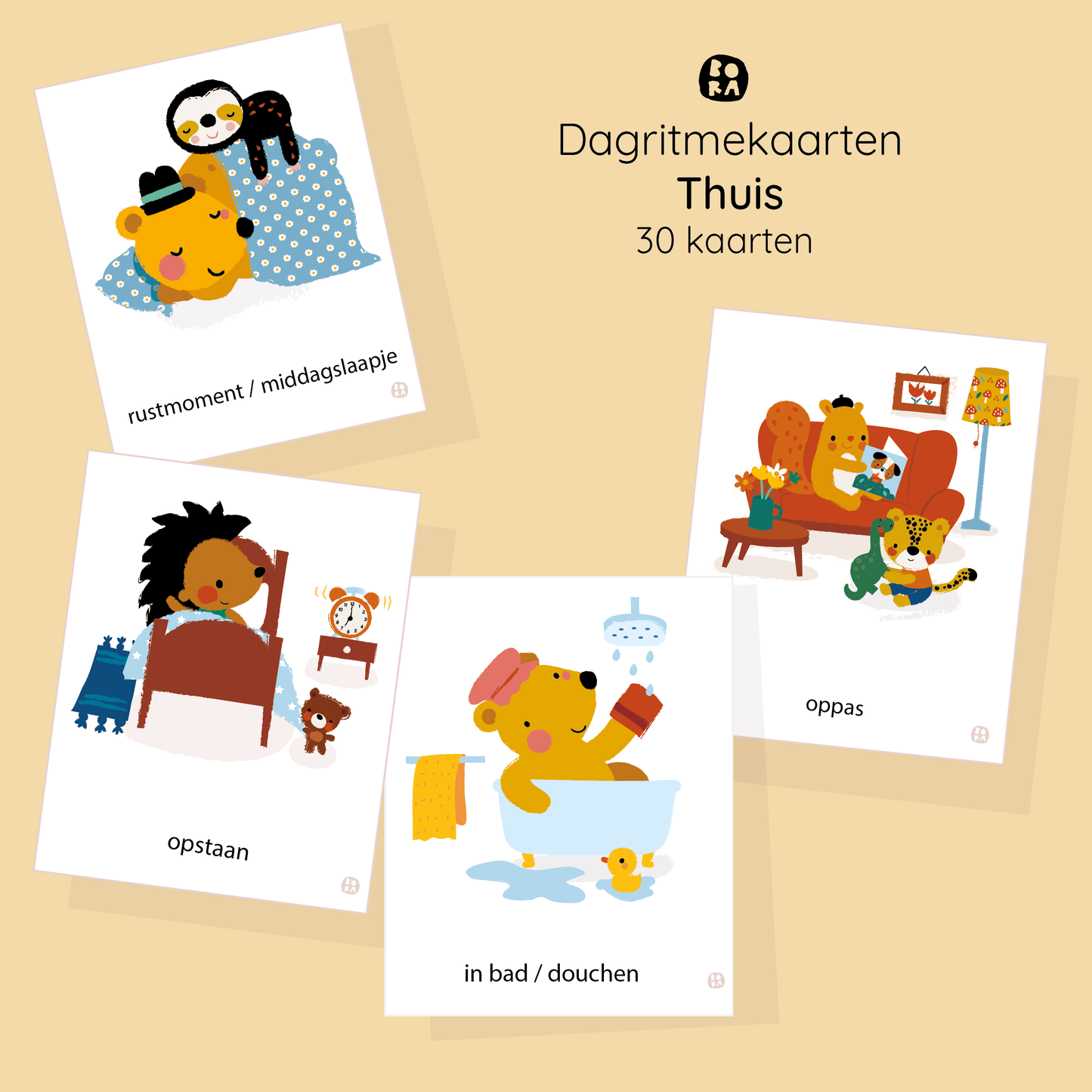 Dagritmekaarten voor Thuis -Digitaal product PDF